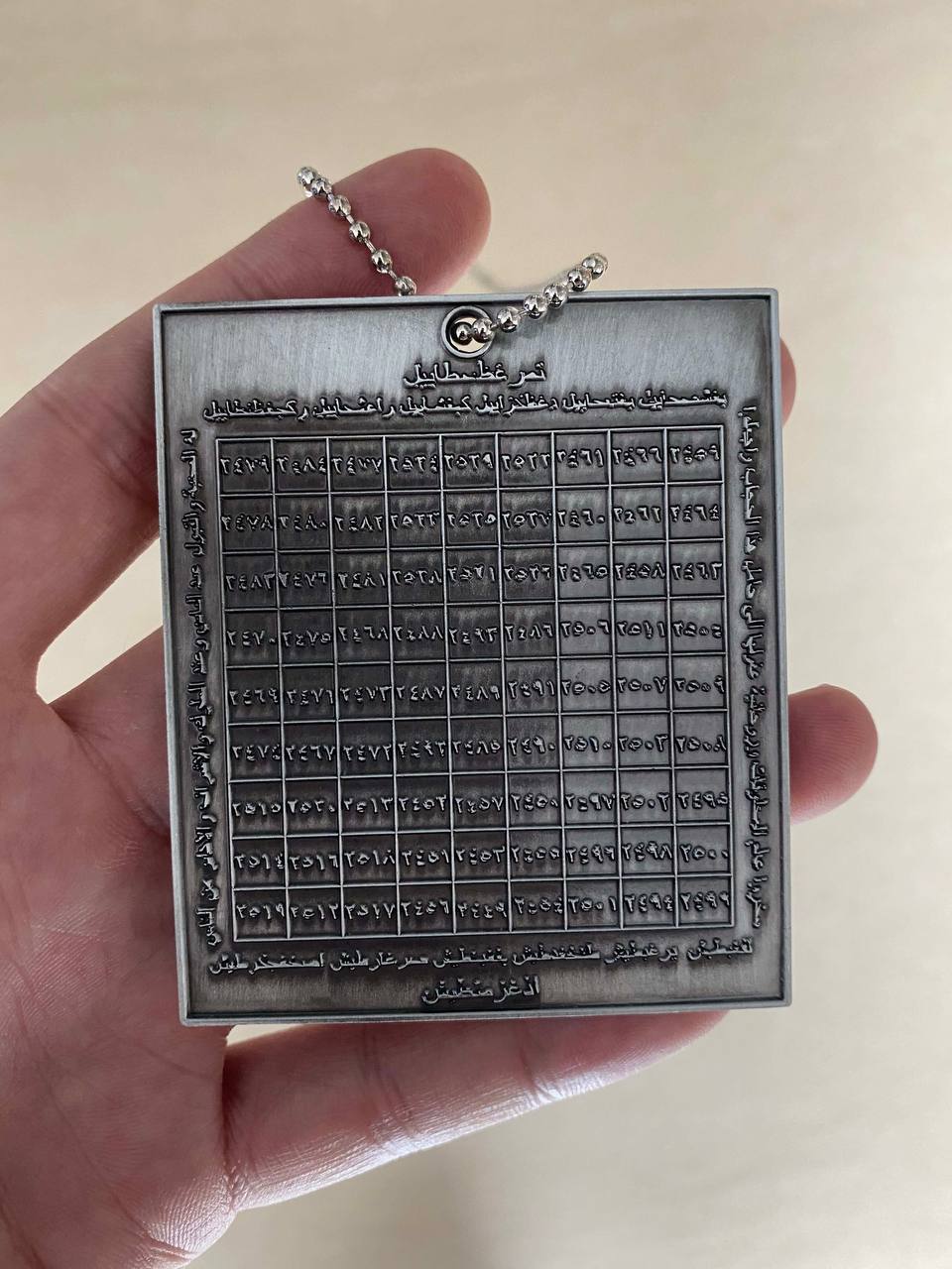 حجاب الغاسلة العظيم للمحبة وجلب الحبيب والطاعة الكبرى